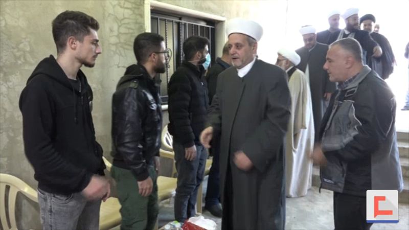 جولة لتجمع "العلماء المسلمين" على عوائل الشهداء على طريق القدس بالبقاع الغربي