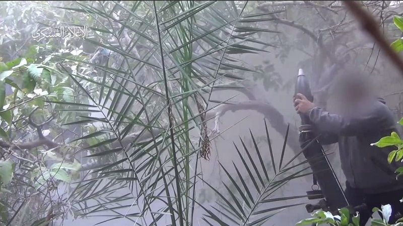 فيديو: مفارز الهاون "القسامية" تدك تحشدات العدو في محاور التوغل في غزة