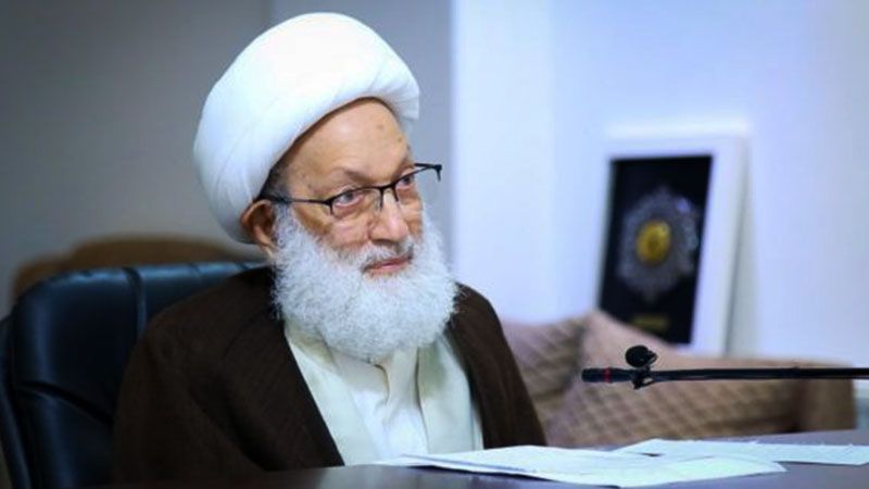 آية الله قاسم: الكلُّ يتحمّل مسؤولية نُصرة القضية الفلسطينية