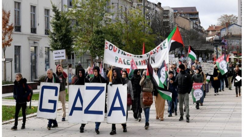 مسيرة تضامن مع غزّة في جزيرة ريونيون الفرنسية