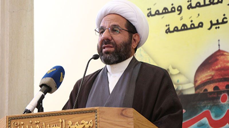 الشيخ دعموش: المقاومة ‏مقتدرة وتدير معركتها بكل عزم وقوة