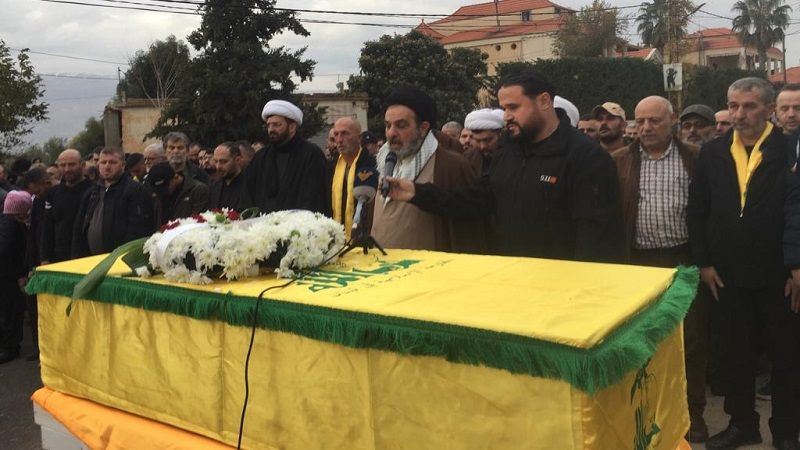 حزب الله يُشيّع الشهيد على طريق القدس أحمد علي أحمد