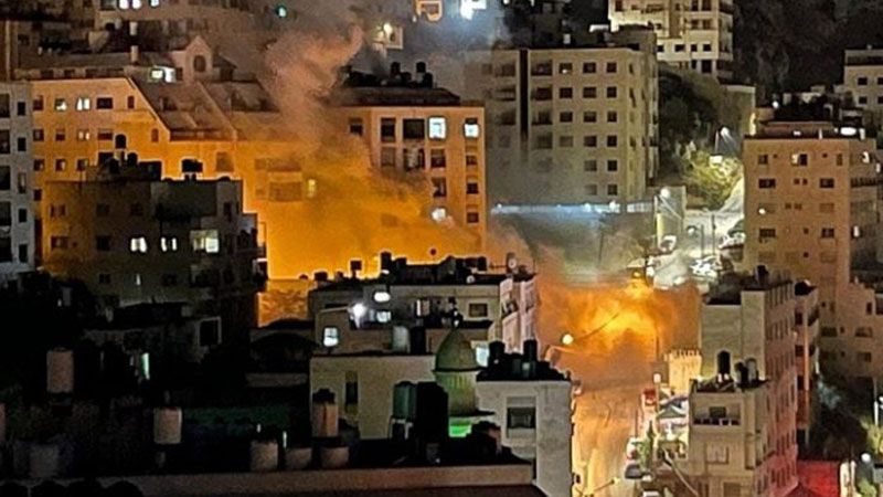 الاحتلال يفجّر منزلًا في عقربا - نابلس: مواجهات وجرحى