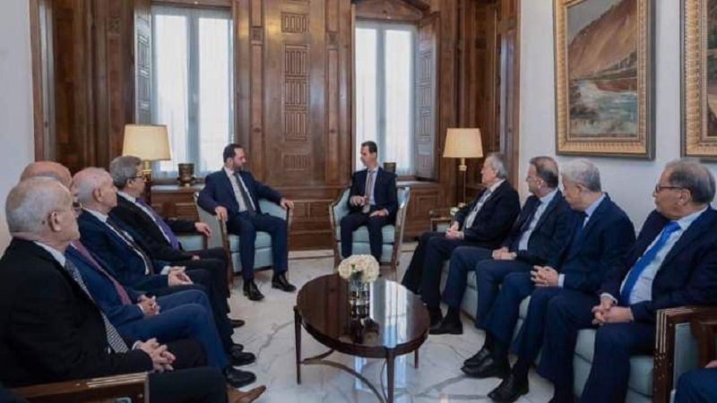 الرئيس الأسد استقبل وفد حزب البعث في لبنان: ما يهدد لبنان يهدد سورية 