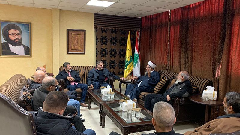 لقاء بين حزب الله وفعاليات سياسية وفلسطينية في صيدا