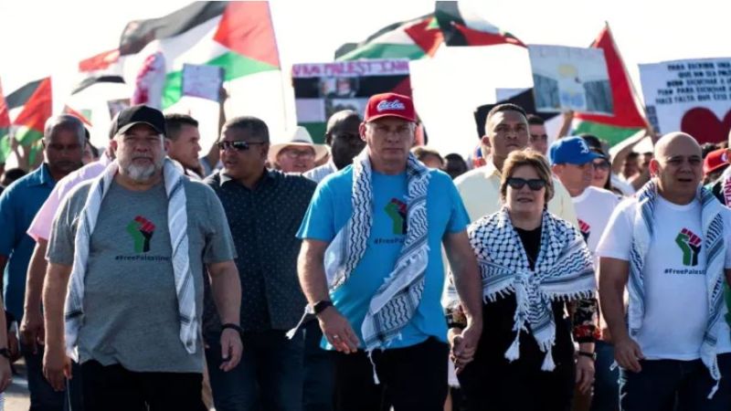 الرئيس الكوبي: آن الأوان لتنتهي همجية "إسرائيل" ضدّ الشعب الفلسطيني