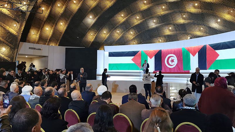"أمة تقاوم أمه تنتصر".. تونس تحقق وحدة الساحات العربية ضد الاحتلال