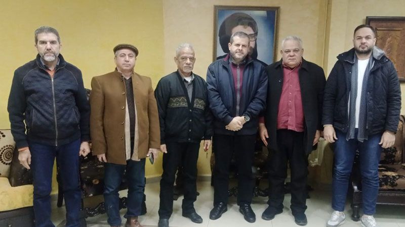 حزب الله بحث مع وفد من الجبهة الديمقراطية أوضاع المخيمات في صيدا