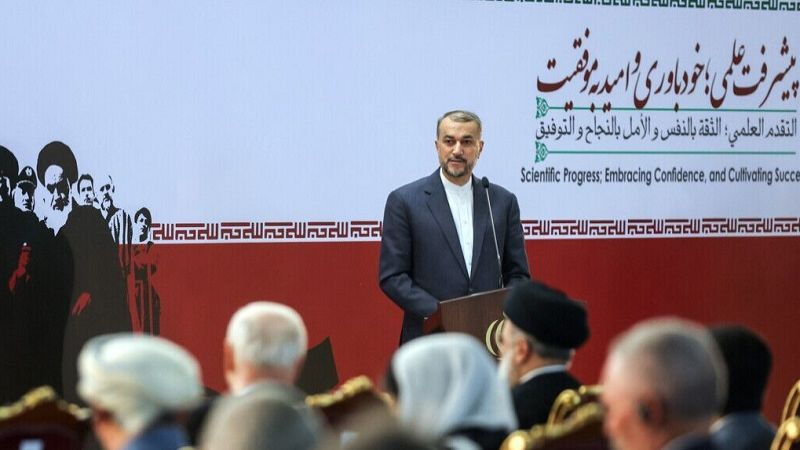 عبد اللهيان: لا يُمكن القضاء على المقاومة الفلسطينية