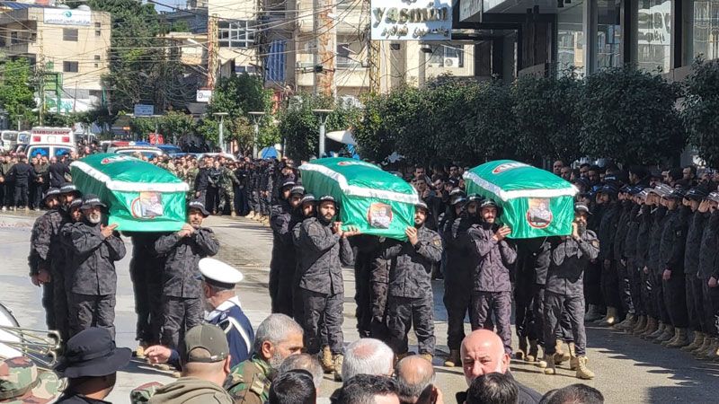حركة أمل شيّعت 3 شهداء في النبطية 