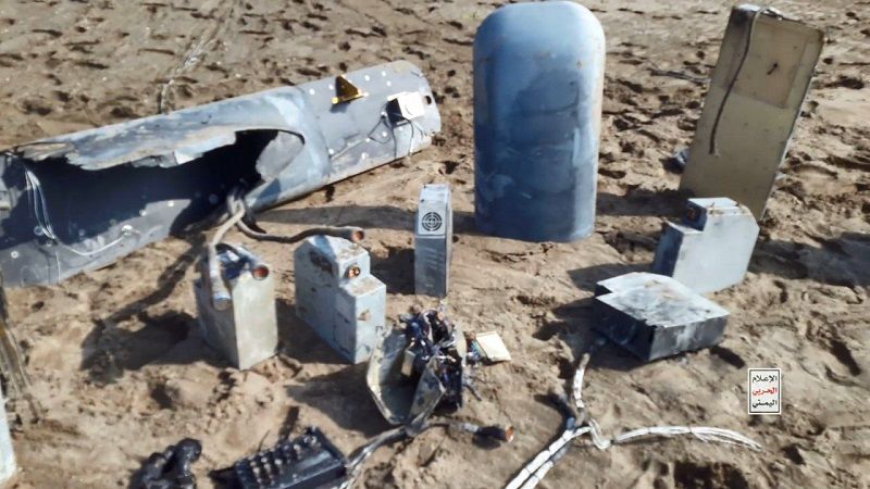بالفيديو: الدفاعات الجوية اليمنية تسقط طائرة أميركية من طراز MQ9  في أجواء الحديدة بصاروخ أرض-جو 