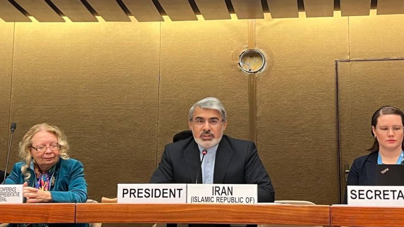 إيران تتولى رئاسة مؤتمر نزع السلاح التابع للأمم المتحدة