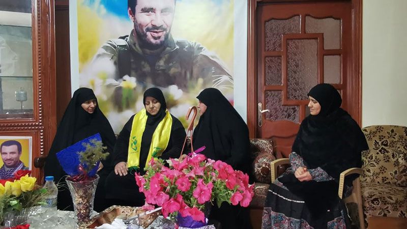 زيارة للهيئات النسائية في البقاع على عوائل الشهداء