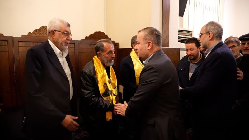  بالصور.. إحياء أربعين الشهيدين بسام وسمحات في مجمع الإمام المجتبى (ع)