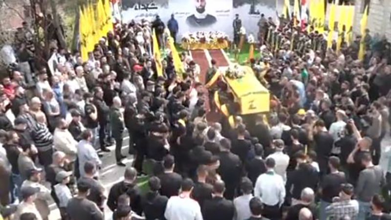 تشييع الشهيدين عقيل وناصر الدين في الجبين وزبود