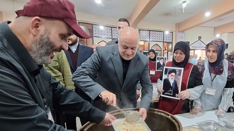 بمناسبة يوم القدس.. مطبخ مائدة الإمام زين العابدين (ع) في البرج يُعدّ وجبات إفطار برعاية السفير الإيراني