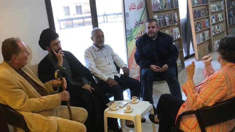 المستشار الثقافي الإيراني في لبنان زار نادي خريجي المقاصد في صيدا