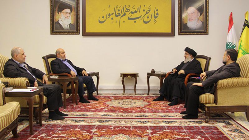 السيد نصر الله يستقبل وفدًا قياديًا من حركة حماس 