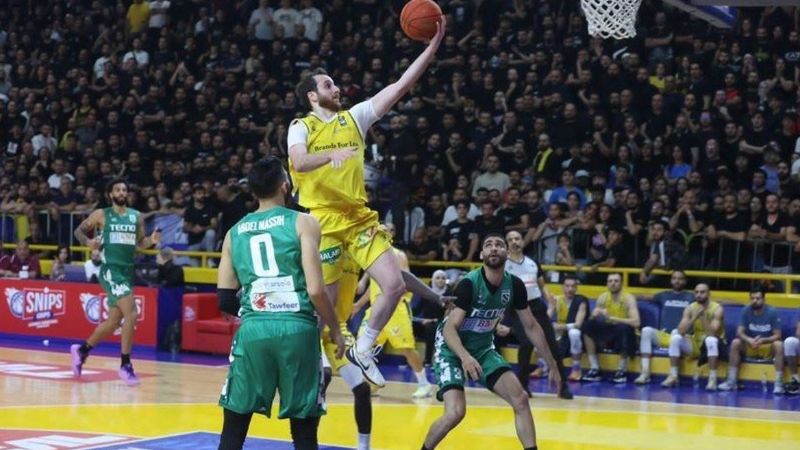 الحكمة يطيح بالرياضي ويعادل السلسلة في نهائي دوري كرة السلة اللبناني