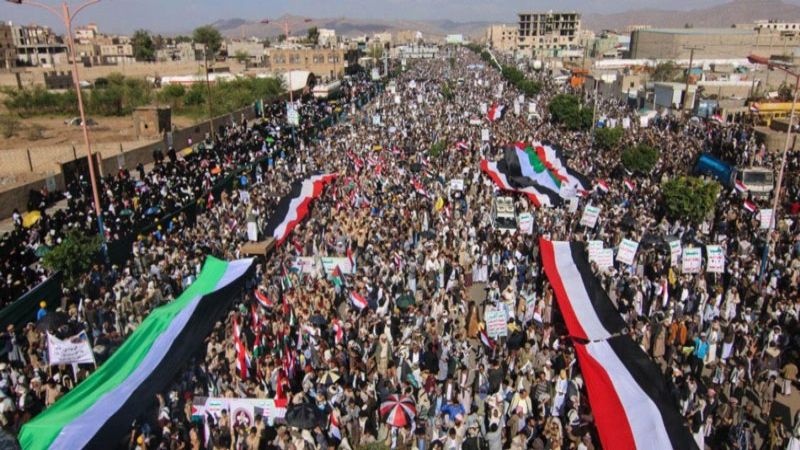 تظاهرات حاشدة في اليمن.. "مع غزّة.. ثبات الموقف واستمرارية الجهاد"