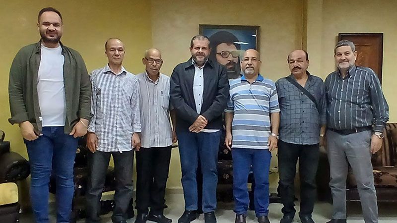 حزب الله في صيدا عرض مع وفد الجبهة الشعبية لتحرير فلسطين الأوضاع العامة