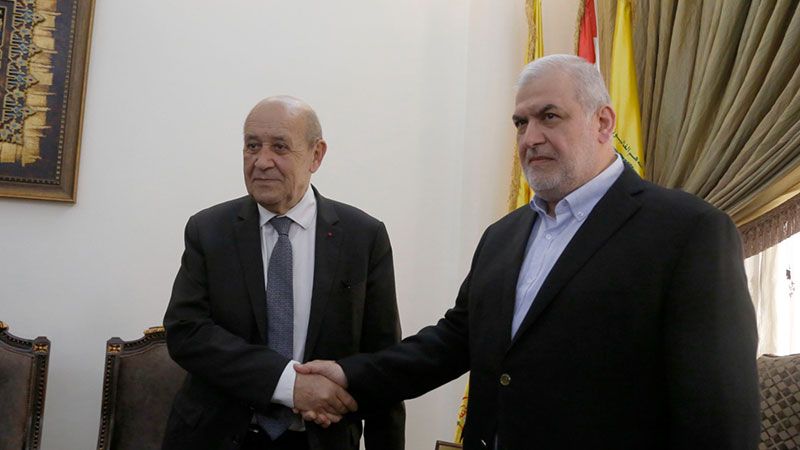رعد يستقبل لودريان 