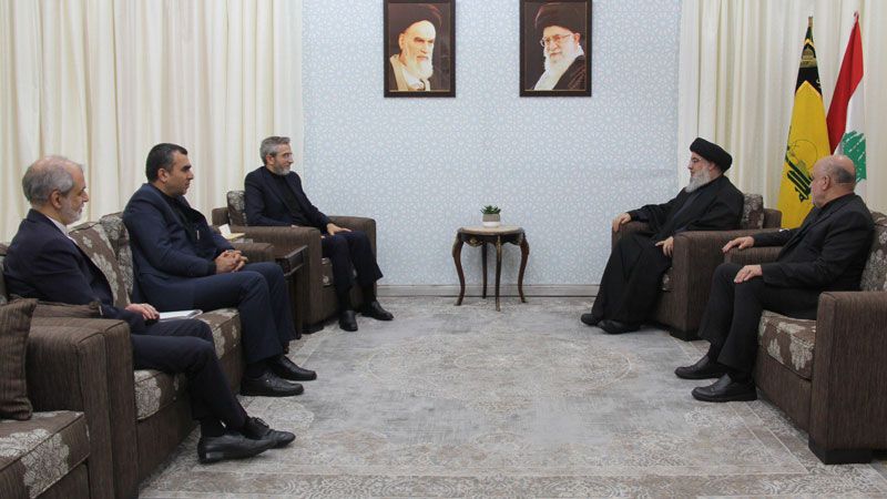 السيد نصر الله استقبل باقري كني والوفد المرافق