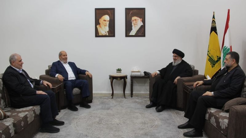 السيد نصر الله يستقبل وفدًا من حماس 