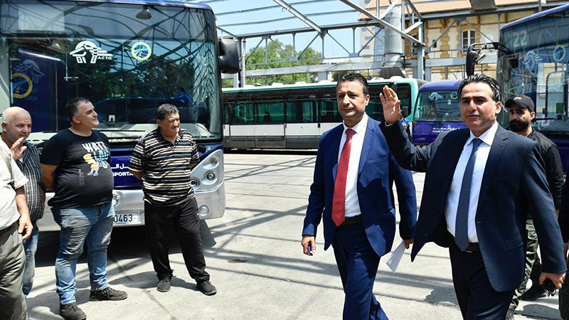 بالصور: حمية يجول في "مصلحة سكك الحديد والنقل المشترك" في مار مخايل