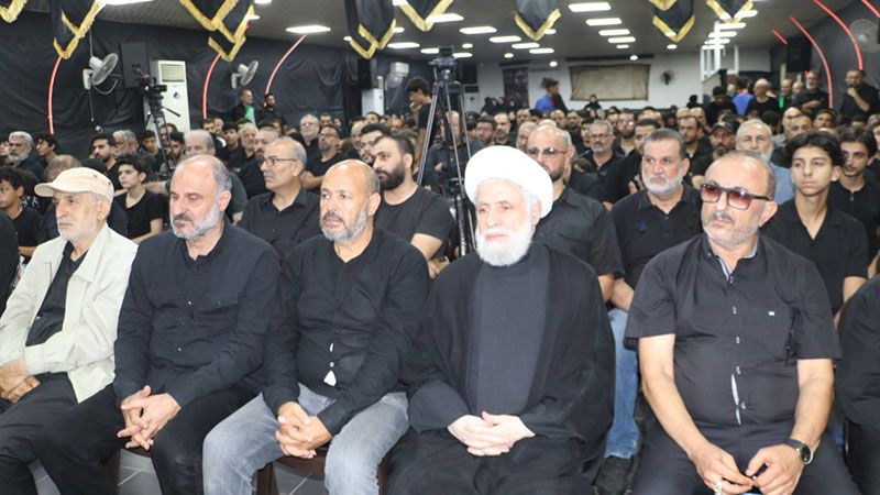 إحياء الليلة التاسعة من شهر المحرم في قاعة الإمام الحسين (ع) في خلدة 