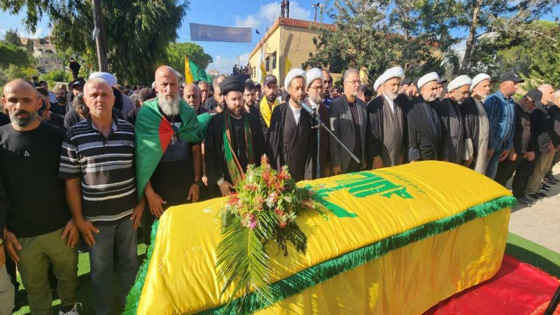 حزب الله شيّع الشّهيد السعيد عبد الله فقيه في "ربّ ثلاثين" الحدوديّة
