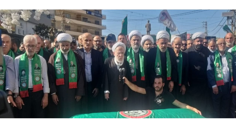 حركة "أمل" تشيّع الشهيد المجاهد أيمن إدريس في النبطية