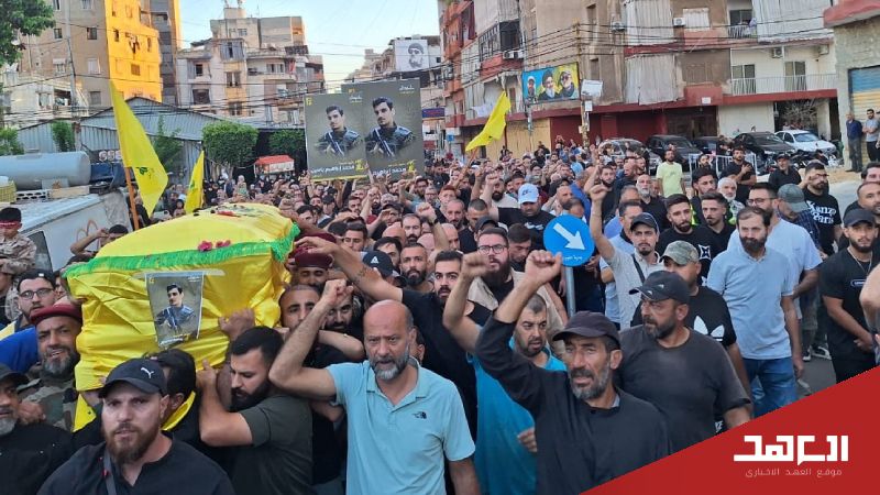حزب الله يشيّع الشهيد السعيد على طريق القدس السيد محمد ياسين