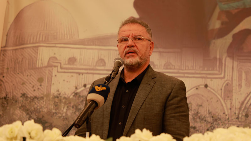 فياض في الاحتفال التكريمي للشهيد حسين فقيه في البرج الشمالي: المقاومة تخوض ضدّ العدوّ حربًا حقيقية