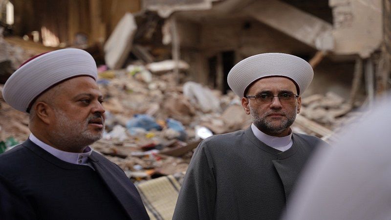 وفد علمائي لبناني داغستاني تفقّد المناطق المتضررة في بيروت جراء العدوان الصهيوني