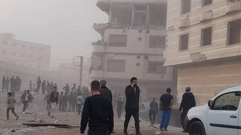 شهداء وجرحى في عدوان صهيوني استهدف مبنى سكنيًا في منطقة السيدة زينب (ع) بدمشق 