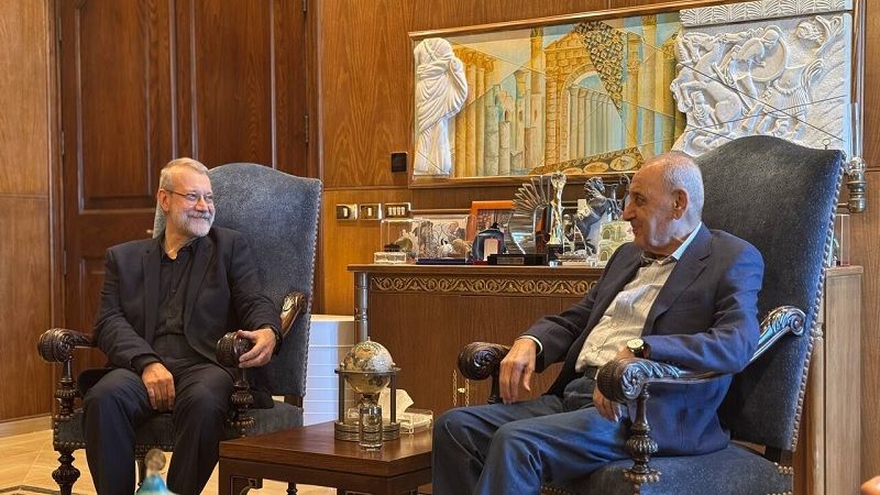لاريجاني في بيروت: زيارة دعم للحكومة والشعب والمقاومة 