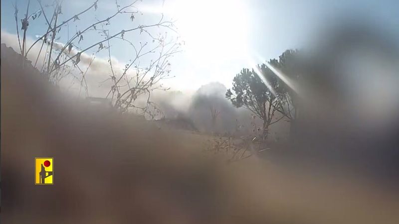 فيديو| استهداف قاعدة "شراغا" الواقعة بين نهاريّا وعكّا بصواريخ ومسيّرات