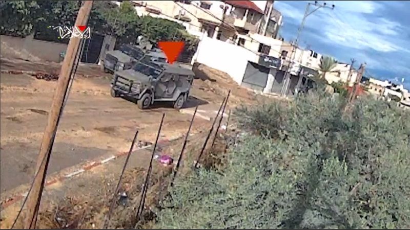 فيديو| تفجير مجاهدي القسام لعبوة ناسفة في جيب عسكري صهيوني داخل مدينة جنين 