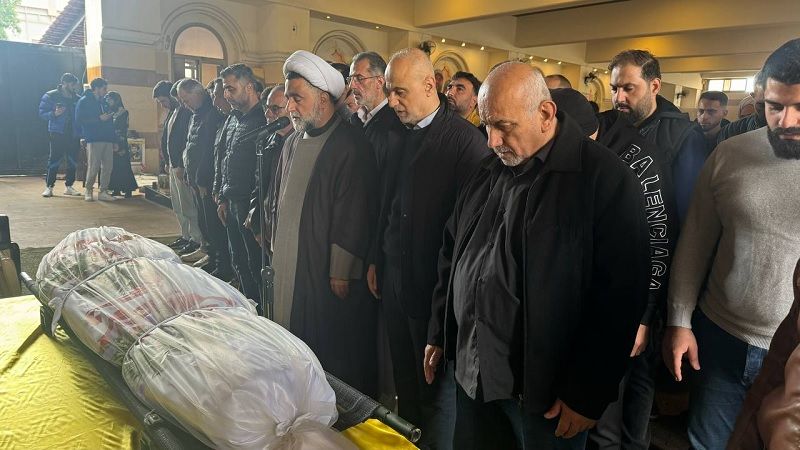 بالصور| حزب الله شيّع ثلة من الشهداء السعداء على طريق القدس 