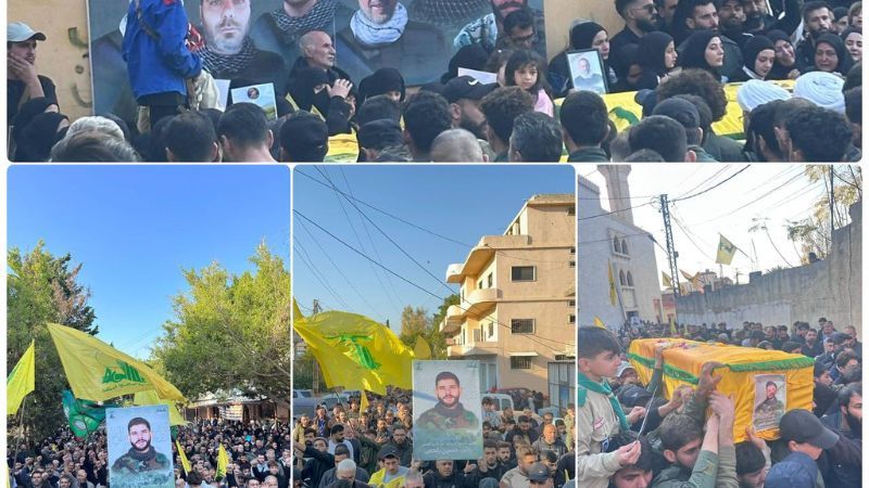 حزب الله يشيّع ثلة من الشهداء السعداء على طريق القدس في صدّيقين