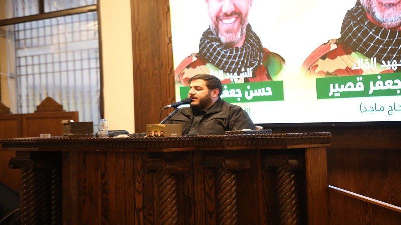 بالصور| مجلس عزاء حسيني عن روح الشهيدين محمد وحسن قصير في مجمع الإمام المجتبى (ع) 
