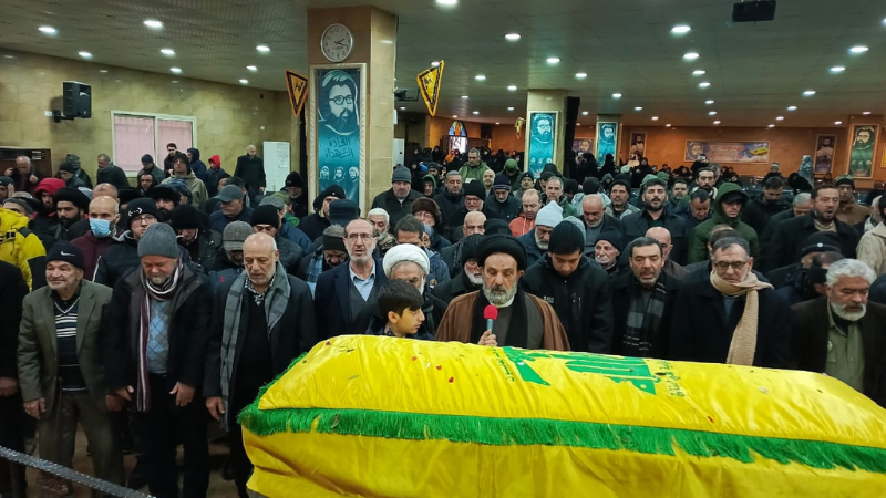 حزب الله يُشيّع الشهيد على طريق القدس عماد نور الدين واحتفالات تأبينية لشهداء في البقاع