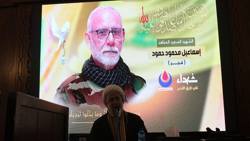 مجلس عزاء عن روح الشهيد المسعف الحاج إسماعيل حمود في مجمع الإمام المجتبى (ع) 