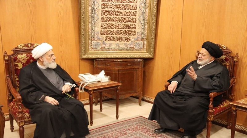 الشيخ الخطيب التقى رئيس الهيئة العلمائية لأتباع أهل البيت (ع) في سورية   