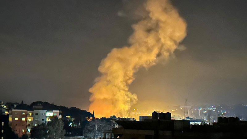 24 إصابة بغارتين للعدو على النبطية الفوقا وزوطر
