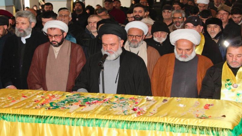 حزب الله يشيّع الشهيد محمد عبد اللطيف وهبي في بلدة بريتال البقاعية
