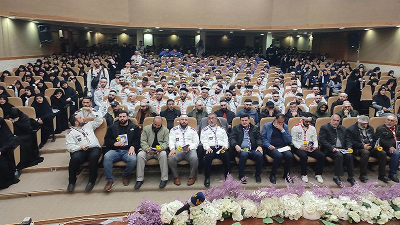 احتفال حاشد لكشافة الإمام المهدي (عج) في الذكرى الأربعين لانطلاقتها