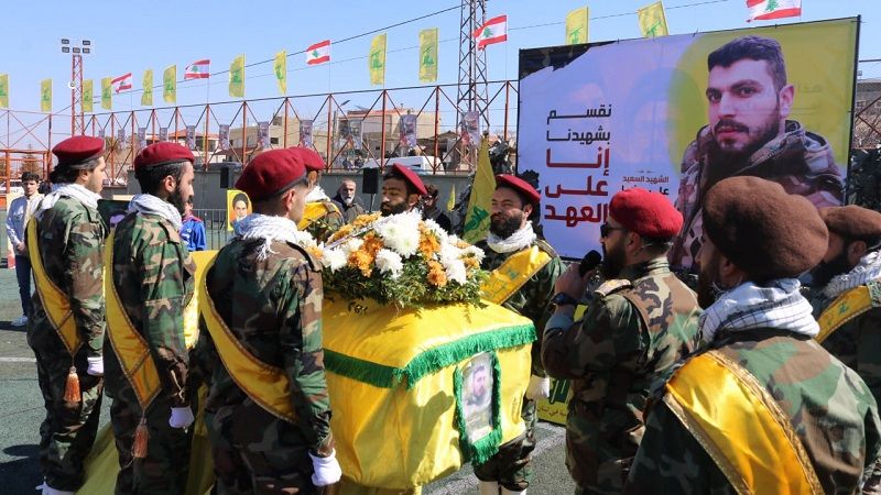 حزب الله وجماهير المقاومة شيّعوا الشهيد علي رضا غصن في شمسطار