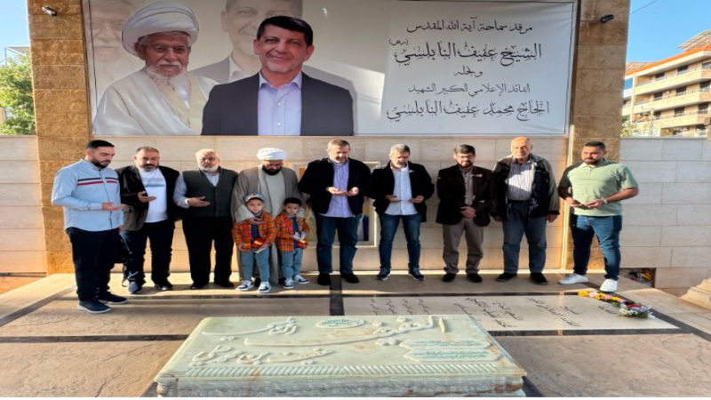 لمناسبة عيد الفطر المبارك.. وفد من حزب الله زار أضرحة الشهداء في صيدا والجوار